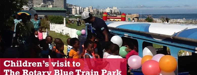 Children from Khayelitsha enjoy The Rotary Blue Train Park experience