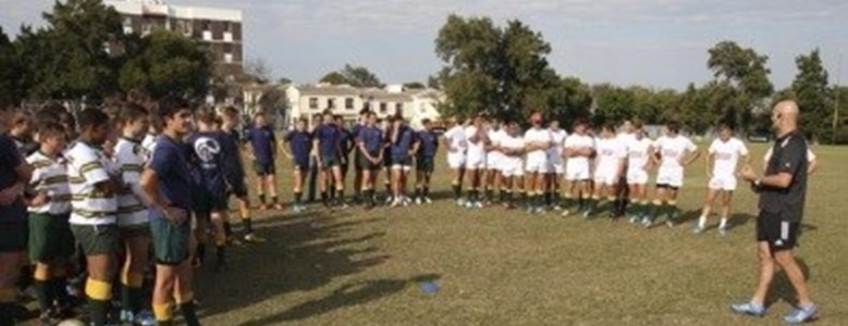 Tygerberg High School wins a Powerade Performance Session with former New Zealand rugby coach, John Mitchell 