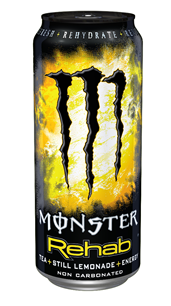 Monster Rehab Tea + Lemonade + Energy