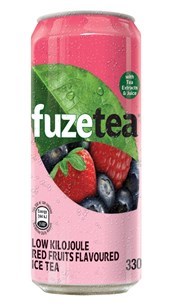 Fuze Tea Can Red Fruits 