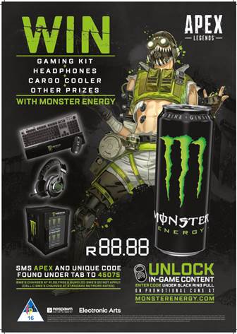 Strike Mobile Monster Energy APEX Legends Promotion