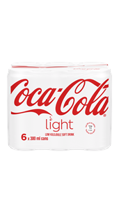 Coke Light 300ML 6 PACKS