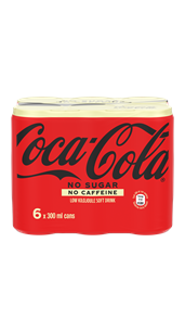 Coke (No Caffeine) 300ML 6 PACKS
