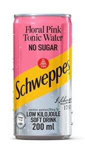 Schweppes Floral Pink No Sugar 200ML CANS