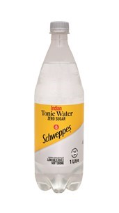 Schweppes Tonic Water No Sugar 1L Bottle (PET)