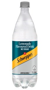 Schweppes Lemonade No Sugar 1L Bottle (PET)