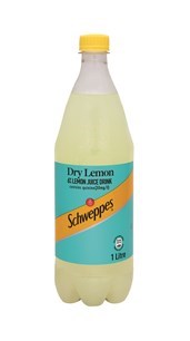 Schweppes Dry Lemon 1L Bottle (PET)