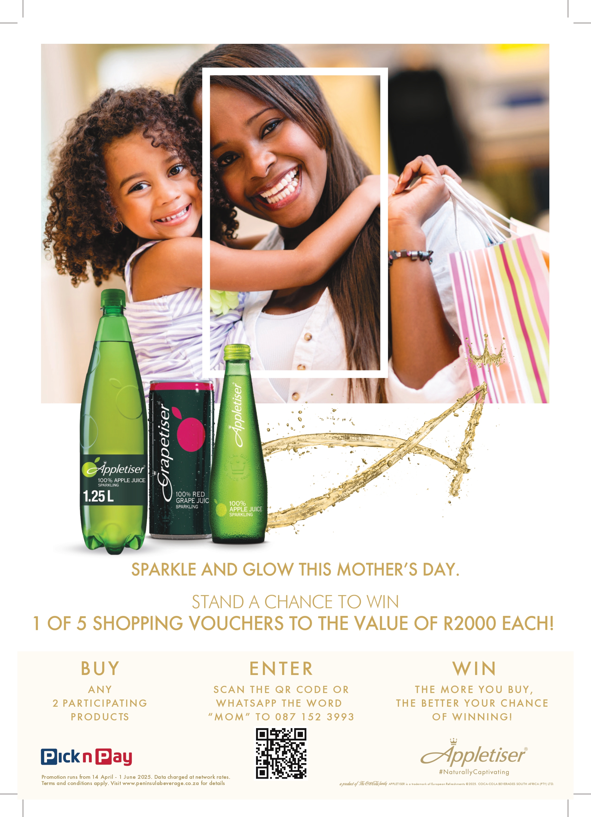 STAND A CHANCE TO WIN 1 OF 5 GIFT VOUCHERS TO THE VALUE OF R2000 EACH